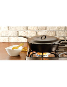 Sartén Profunda Lodge Hierro Fundido 5 Cuartos Pre-Sazonada 2