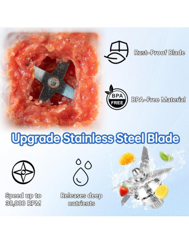 Jarra de Mezcla 1.4L Zemuquan para Vitamix 5000 5200 6300