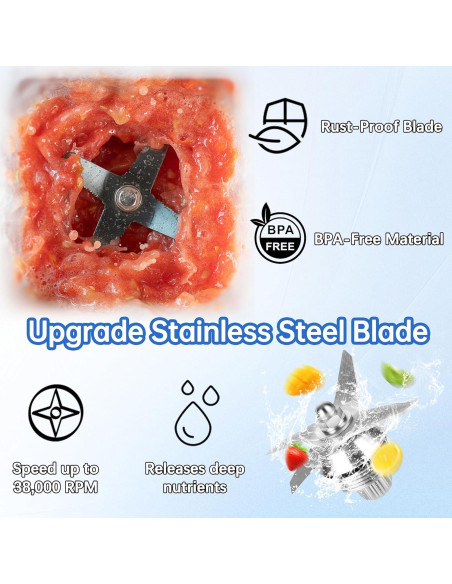 Jarra de Mezcla 1.4L Zemuquan para Vitamix 5000 5200 6300