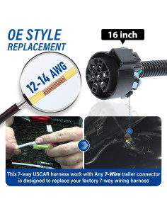 Arnés de Cableado USCAR 7 Pines MECMO para Remolque 2