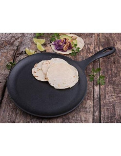 Sartén de Hierro Fundido Victoria 10.5" Precondimentada 2kg 2