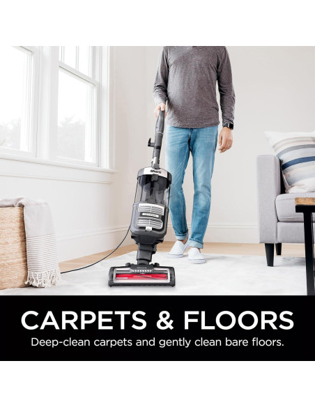 Aspiradora Vertical Shark Navigator Lift-Away UV730, 800W, HEPA