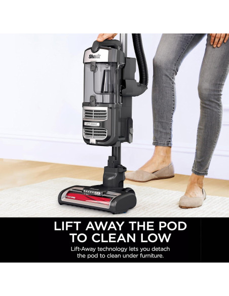 Aspiradora Vertical Shark Navigator Lift-Away UV730, 800W, HEPA