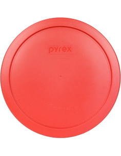 Pack de 4 Tapas Plásticas Rojas Pyrex 7402-PC 6/7 Tazas 2