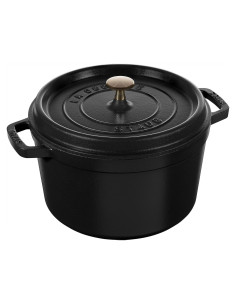 Cocotte Alta de Hierro Fundido STAUB 5 Cuartos Negra