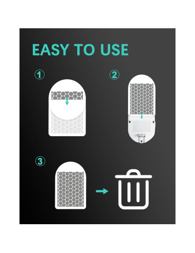 12 Recargas Trampa Insectos Voladores Dichroma FT06