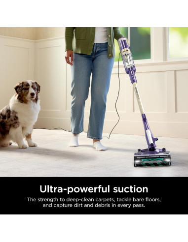 Aspiradora de Varilla Shark HZ4002 con Cepillo Autolimpiante