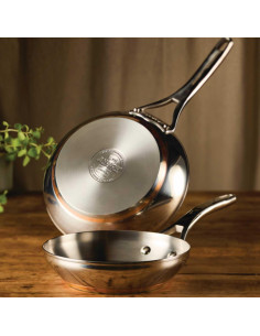 Conjunto de Sartenes Anolon Nouvelle Acero Inoxidable 20 y 24 cm 2