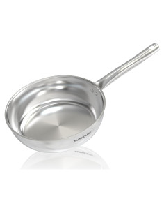 Sartén de Acero Inoxidable Sunhouse 20 cm Sin Recubrimiento