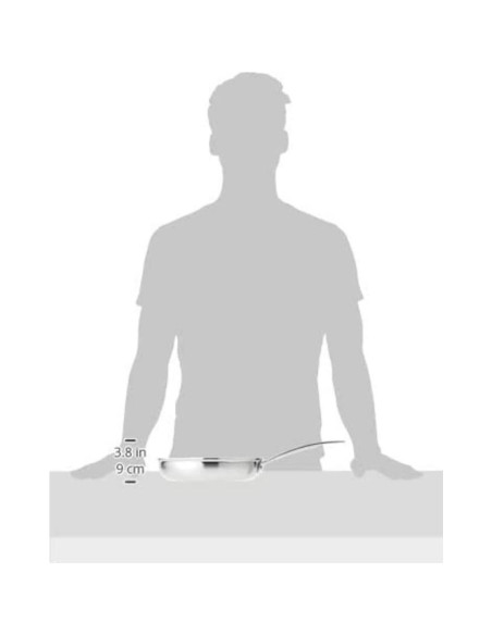 Sartén Abierto Cuisinart MultiClad Pro 10 Pulgadas Acero Inoxidable