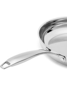 Juego de Sartenes de Acero Inoxidable Amazon Basics 20 y 25 cm 2