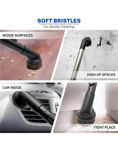 Juego de 2 Cepillos de Aspiradora GHAMADE 35mm para Shark y Miele