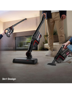 Aspiradora de varilla inalámbrica Miele HX1 Plus 60 min Negro/Rojo 2