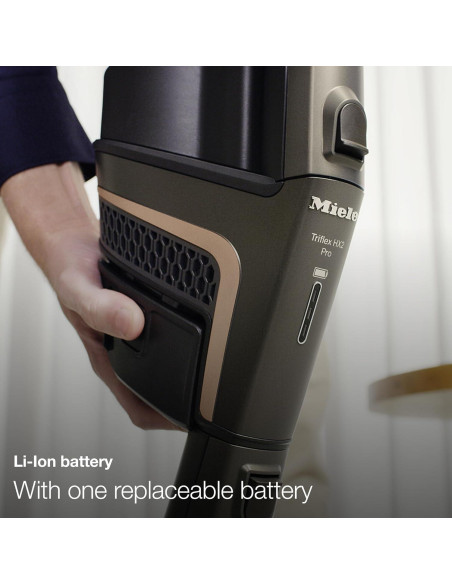 Aspiradora de varilla inalámbrica Miele HX1 Plus 60 min Negro/Rojo