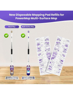 Recargas de Almohadillas Desechables Swiffer Power Mop 50 Unidades 2