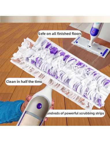 Recargas de almohadillas de limpieza PowerMop 10 unidades Multi-Superficie