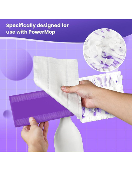 Recargas de Almohadillas Desechables Swiffer Power Mop 50 Unidades