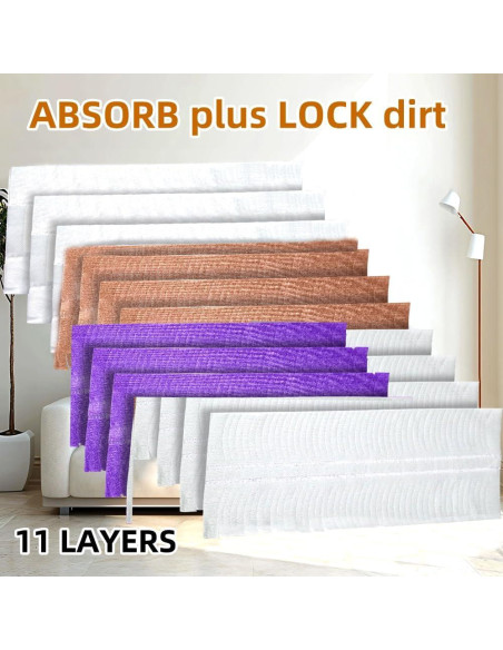 Recargas de almohadillas de limpieza PowerMop 10 unidades Multi-Superficie