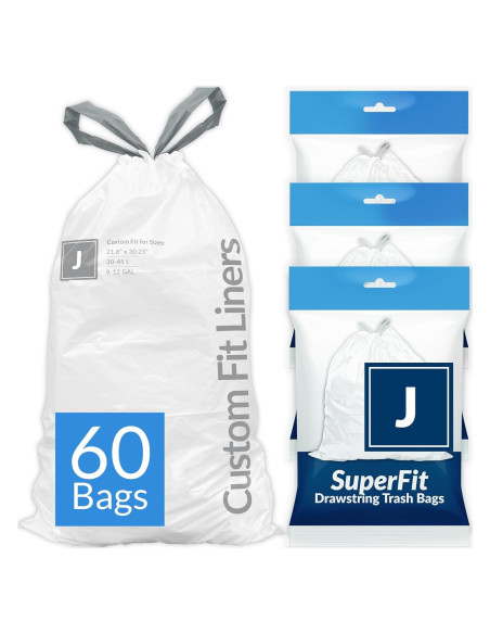 Bolsas de Basura Reli. SuperFit Código J - 60 Unidades 45L