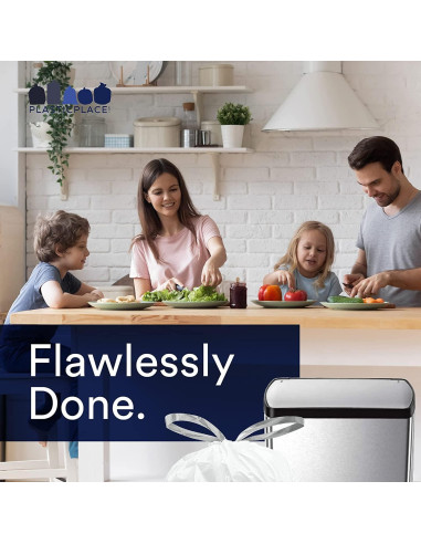 Bolsas de Basura Plasticplace Código B 200 Unidades 6 Litros