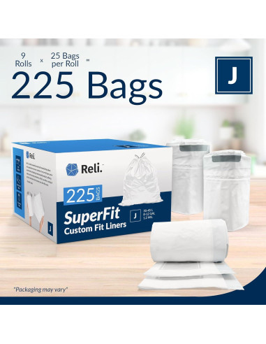 Bolsas de Basura Reli. SuperFit Código J 225 Unidades 45L