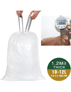 Bolsas de Basura DisplayForever Code C 200 Unidades 12 Litros 2