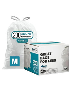 Bolsas de Basura Plasticplace 12 Galones Cód. M 200 Unidades