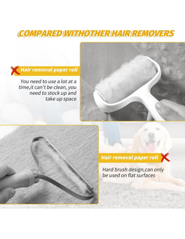 Guantes de Aseo Doble Cara Xorim para Mascotas - 2 Piezas