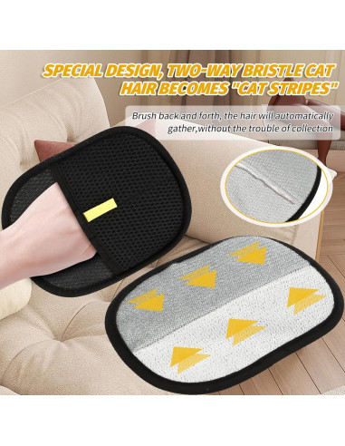 Guantes de Aseo Doble Cara Xorim para Mascotas - 2 Piezas