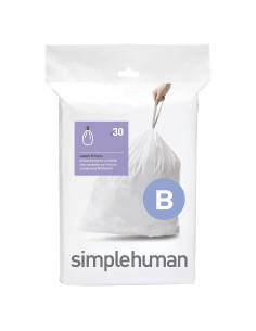 Bolsas de Basura Ajustadas simplehuman Código B 6L 30 Unidades