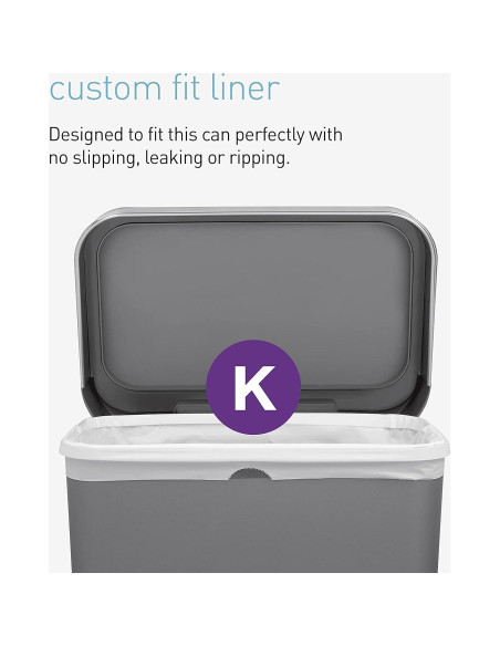 Forros de Basura Ajustados simplehuman 200 Unidades 45L Blanco