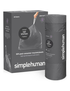 Bolsas de Basura de Cocina simplehuman 13 Galones 40 Unidades 2