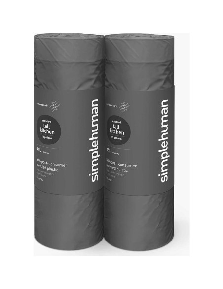 Bolsas de Basura de Cocina simplehuman 13 Galones 40 Unidades