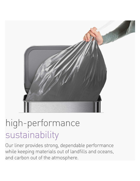 Bolsas de Basura de Cocina simplehuman 13 Galones 40 Unidades