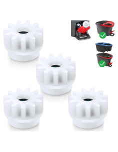 4 Piezas Engranaje de Reemplazo TIDYKITC para Cubo Ocedar