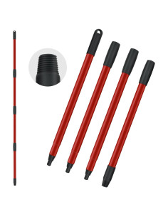 Mango de Mop de Giro Oceda 4 Secciones Ajustable 76-147 cm