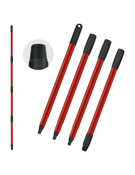 Mango de Mop de Giro Oceda 4 Secciones Ajustable 76-147 cm