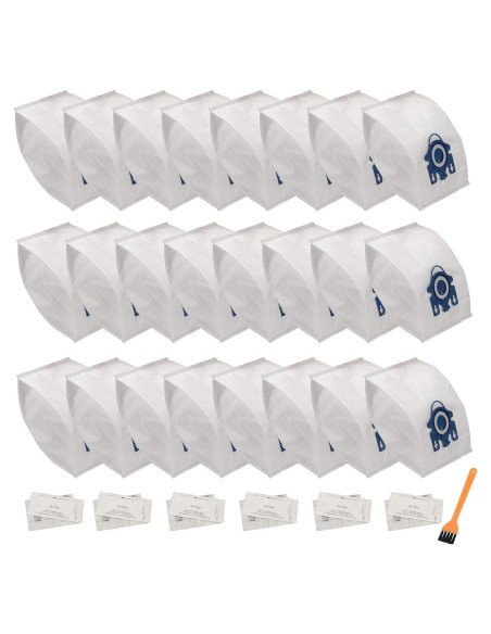 Paquete de 24 Bolsas GN LANROON para Aspiradoras Miele