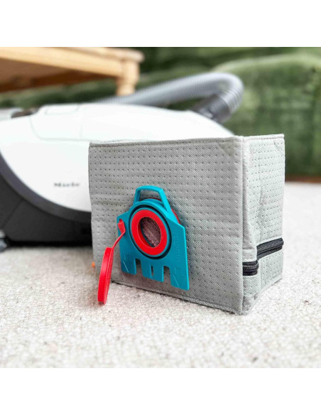 Bolsa de vacío reutilizable Macam ML-CM para aspiradoras Miele