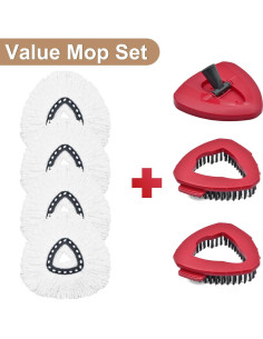 Cabezal de Repuesto O'Cedar Easy Wring - 4 Recargas + 2 Scrubber 2