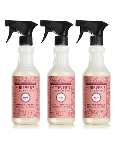 Limpiador Multiusos Mrs. Meyer's Rosa 473 ml - Paquete de 3