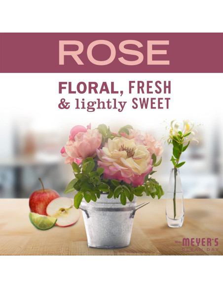 Limpiador Multiusos Mrs. Meyer's Rosa 473 ml - Paquete de 3