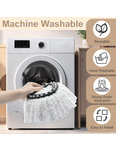 Cabezal de Repuesto O'Cedar Easy Wring - 4 Recargas + 2 Scrubber