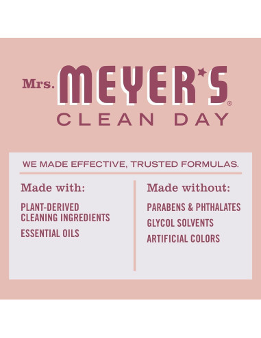 Limpiador Multiusos Mrs. Meyer's Rosa 473 ml - Paquete de 3