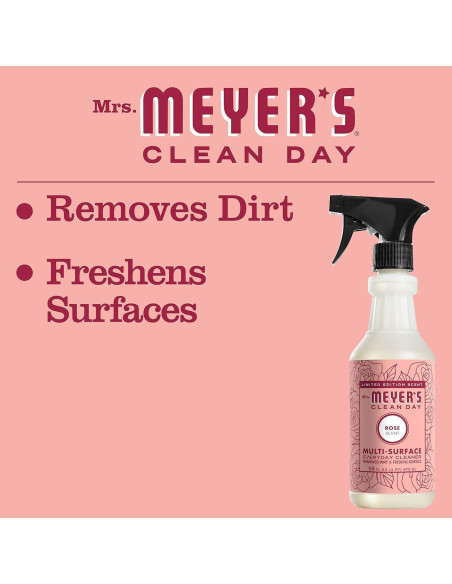 Limpiador Multiusos Mrs. Meyer's Rosa 473 ml - Paquete de 3