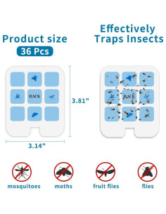 Paquete de 36 Trampas Adhesivas Greenkeeper para Insectos 2