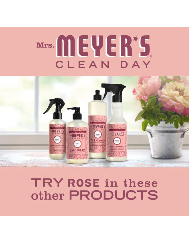 Limpiador Multiusos Mrs. Meyer's Rosa 473 ml - Paquete de 3