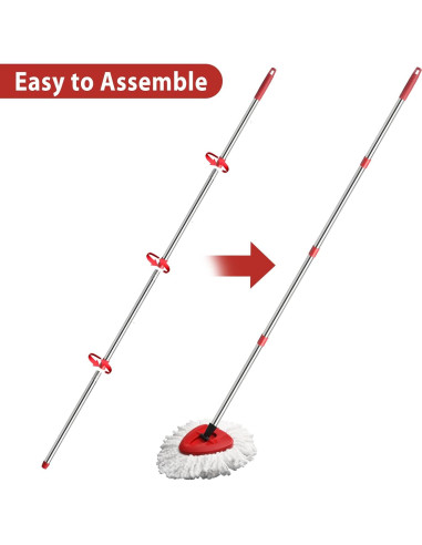 Mango de Reemplazo HiBaBy para Mop Ocedar EasyWring 76-152 cm