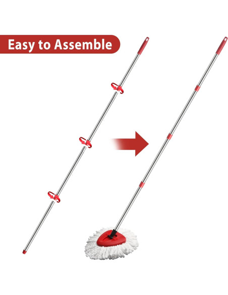 Mango de Reemplazo HiBaBy para Mop Ocedar EasyWring 76-152 cm