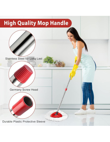 Mango de Reemplazo HiBaBy para Mop Ocedar EasyWring 76-152 cm